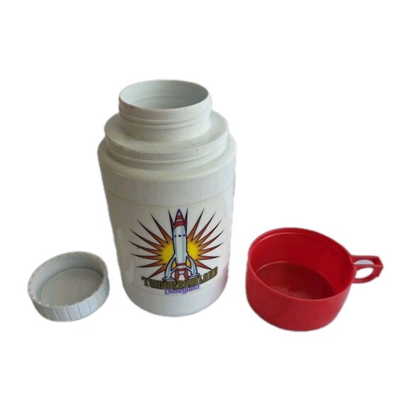 Vintage DISNEYLAND Tomorrowland THERMOS ONLY Metal Lunchbox 1998 RARE Disney - Picture 2 of 8